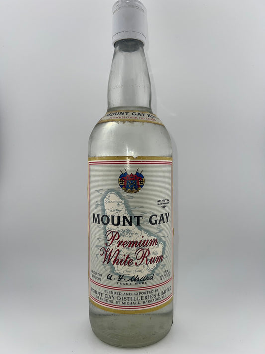 マウントゲイ プレミアム　ホワイト バルバドス ラム（MOUNT GAY BARBADOS RUM）MADE OVER 180 YEARS